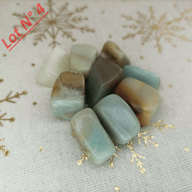 Amazonite / Pierres Roulées / Lot N° 4