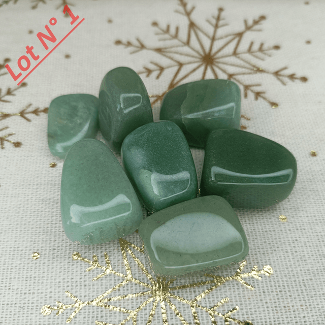 Aventurine Verte / Pierres Roulées / Lot N° 1