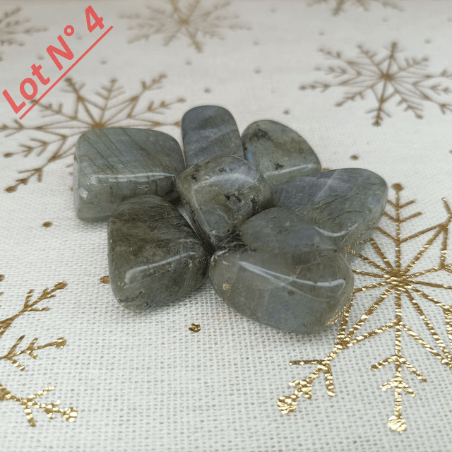 Labradorite / Pierres Roulées / Lot N° 4
