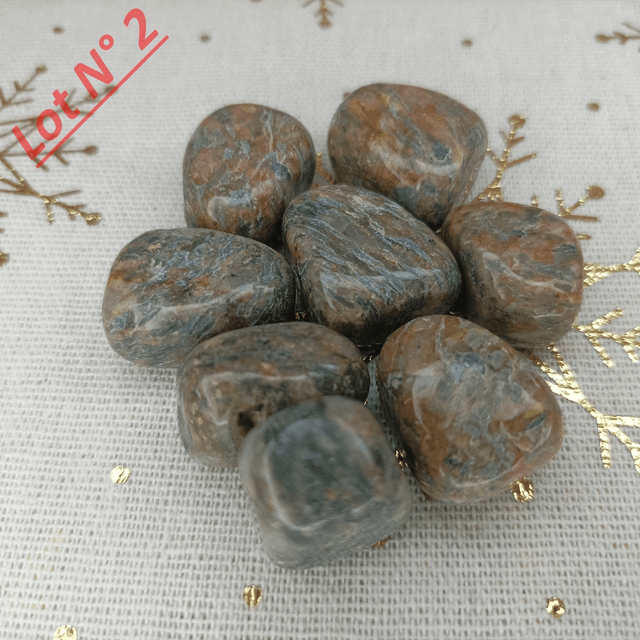 Unakite / Pierres Roulées / Lot N° 2