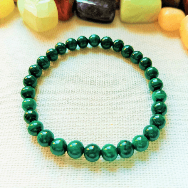 Bracelet Malachite 6 mm