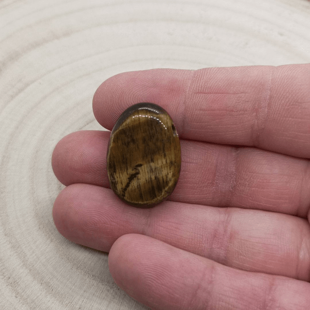 Pendentif Oeil de Tigre - Pierre Percée