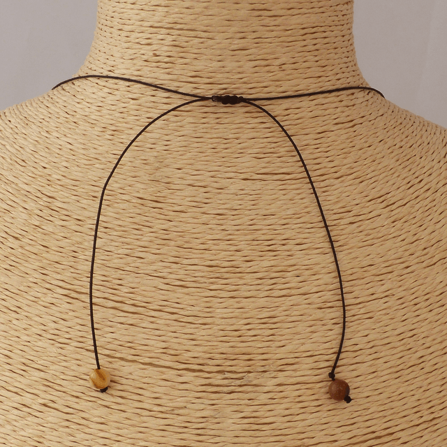 Jaspe Mokaite - Collier Classique en Pierres Naturelles