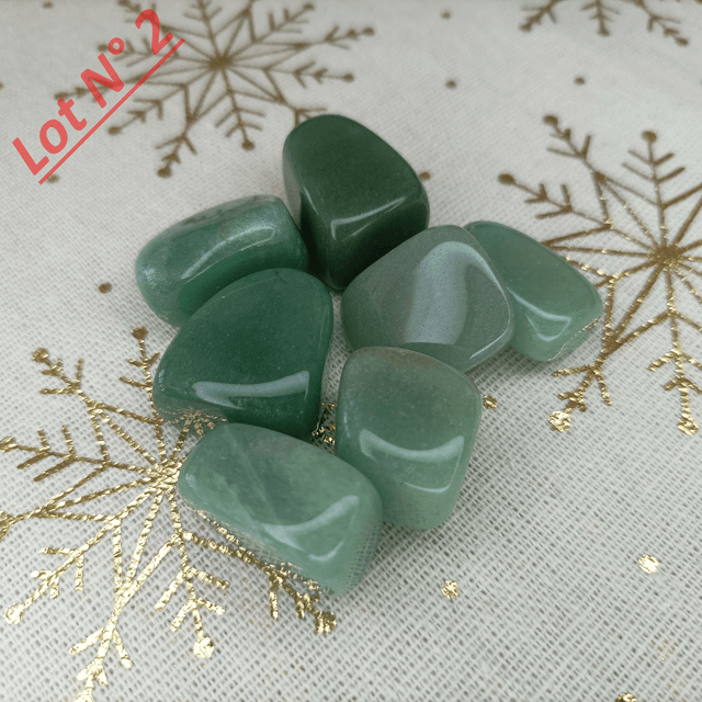 Aventurine Verte / Pierres Roulées / Lot N° 2