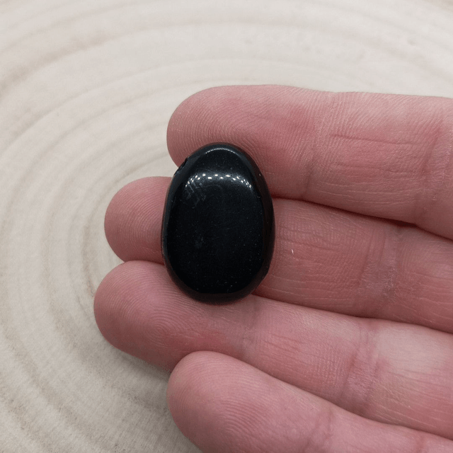 Pendentif Obsidienne Noire - Pierre Percée