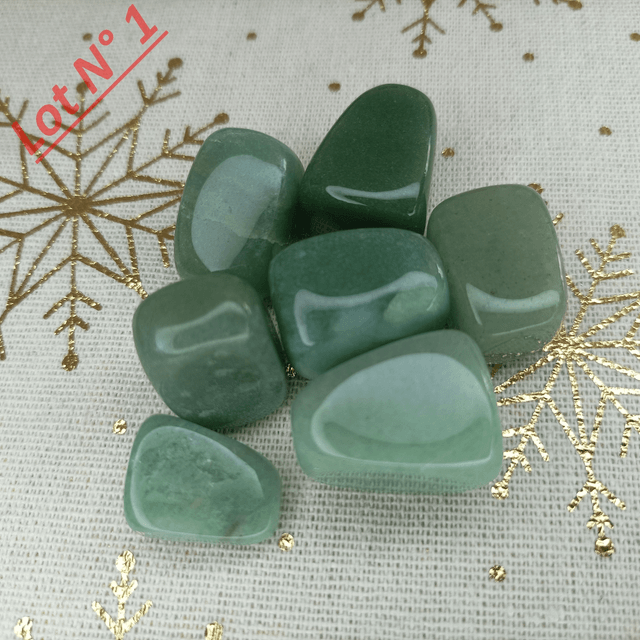 Aventurine Verte / Pierres Roulées / Lot N° 1