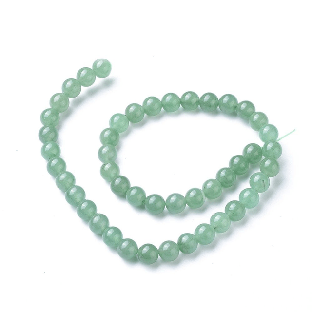 Aventurine Verte Perles Rondes Polies - A l'unité