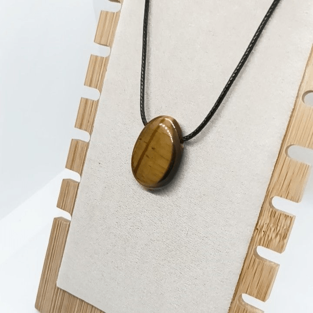 Pendentif Oeil de Tigre - Pierre Percée