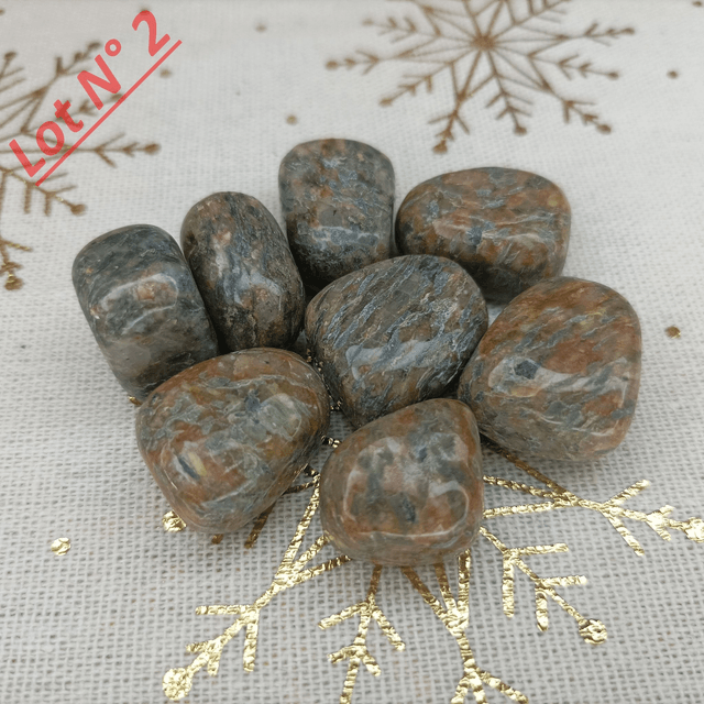 Unakite / Pierres Roulées / Lot N° 2
