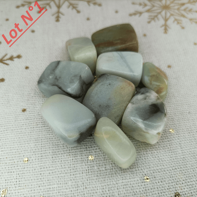 Amazonite / Pierres Roulées / Lot N° 1
