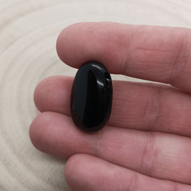 Pendentif Obsidienne Noire - Pierre Percée