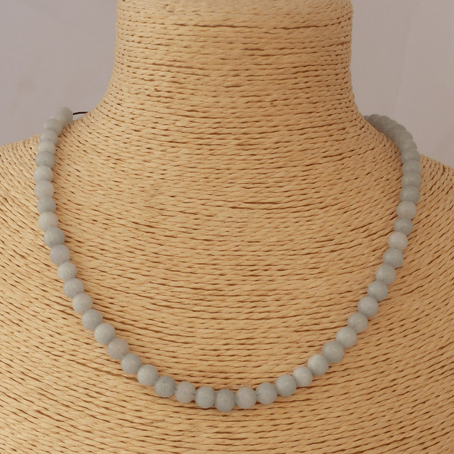 Aigue Marine - Collier Classique en Pierres Naturelles