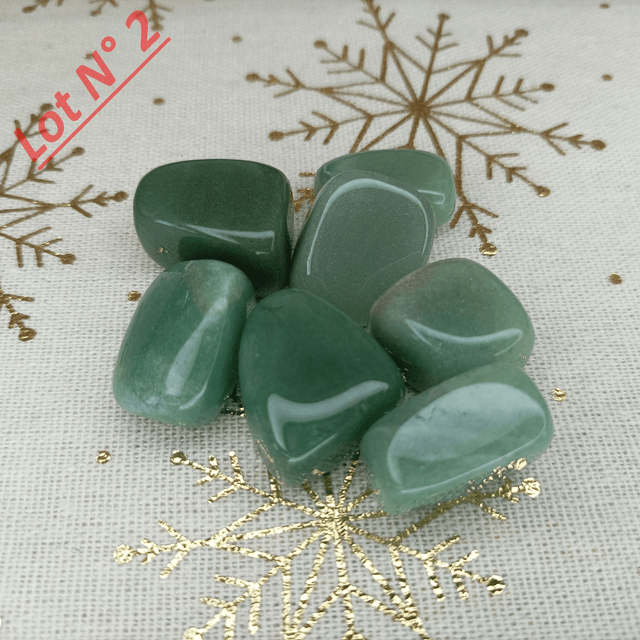 Aventurine Verte / Pierres Roulées / Lot N° 2
