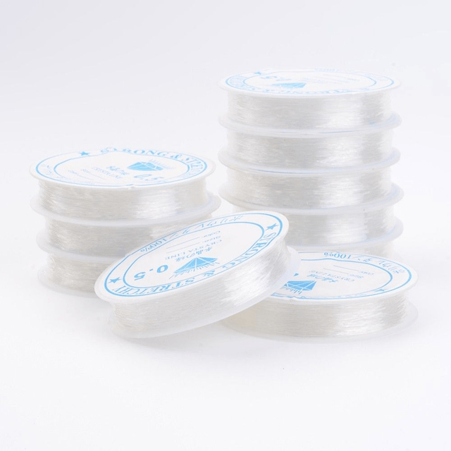 Fil élastique transparent 0,5 mm