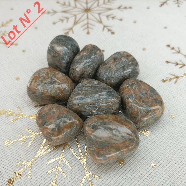 Unakite / Pierres Roulées / Lot N° 2
