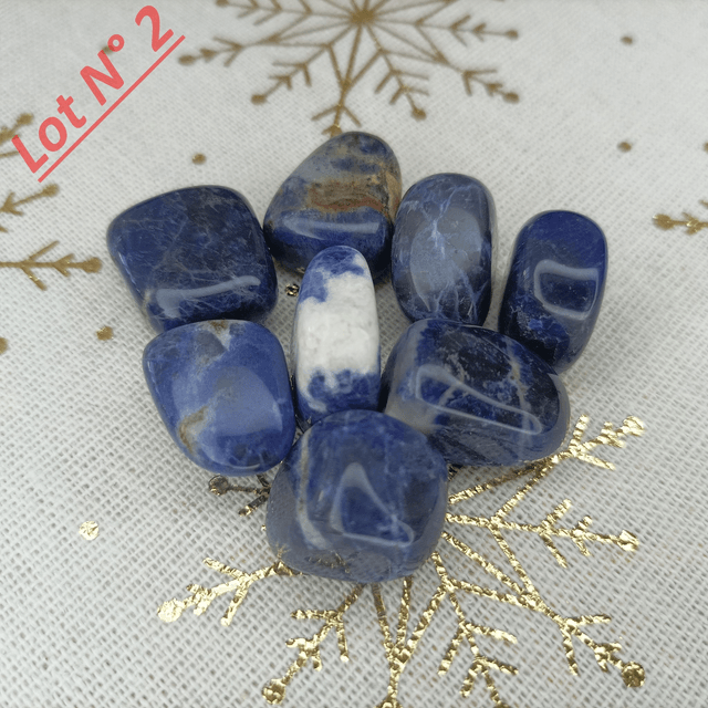 Sodalite / Pierres Roulées / Lot N° 2