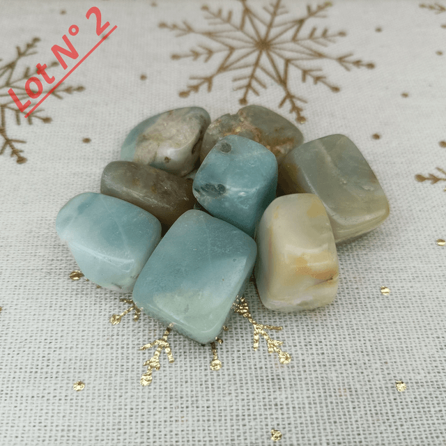 Amazonite / Pierres Roulées / Lot N° 2