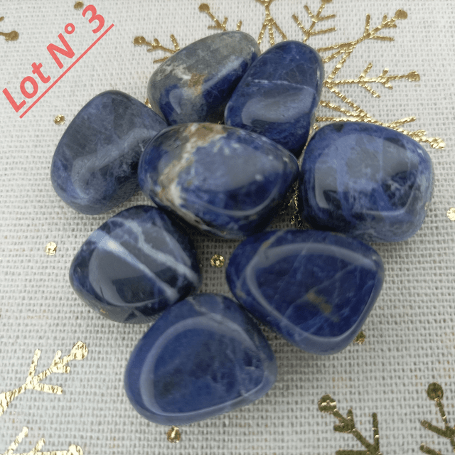 Sodalite / Pierres Roulées / Lot N° 3