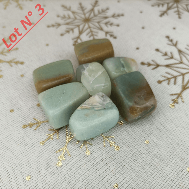 Amazonite / Pierres Roulées / Lot N° 3