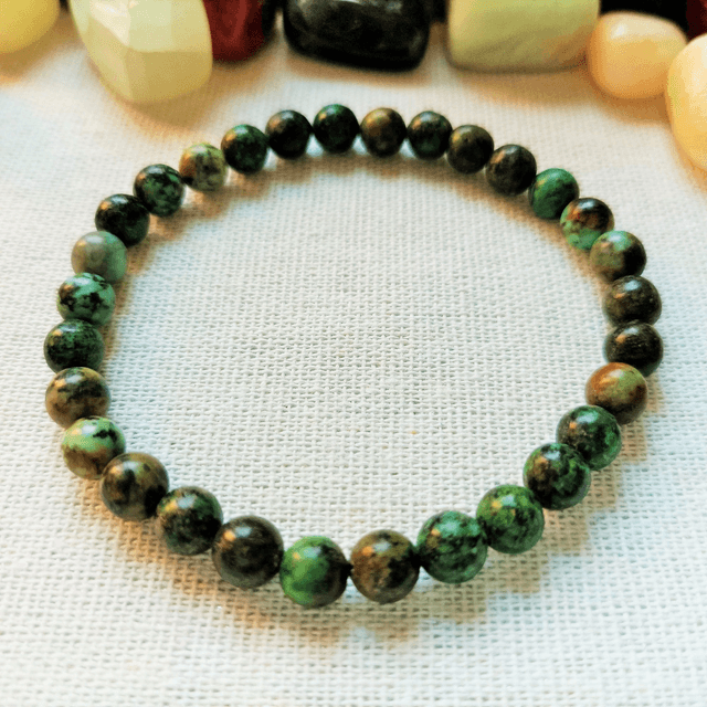 Bracelet Turquoise Africaine 6 mm