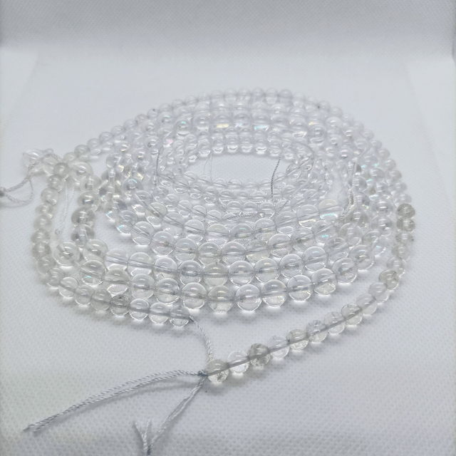 Cristal de Roche / Boule de 6 mm à l'unité / Pierres Naturelles Rondes et Polies