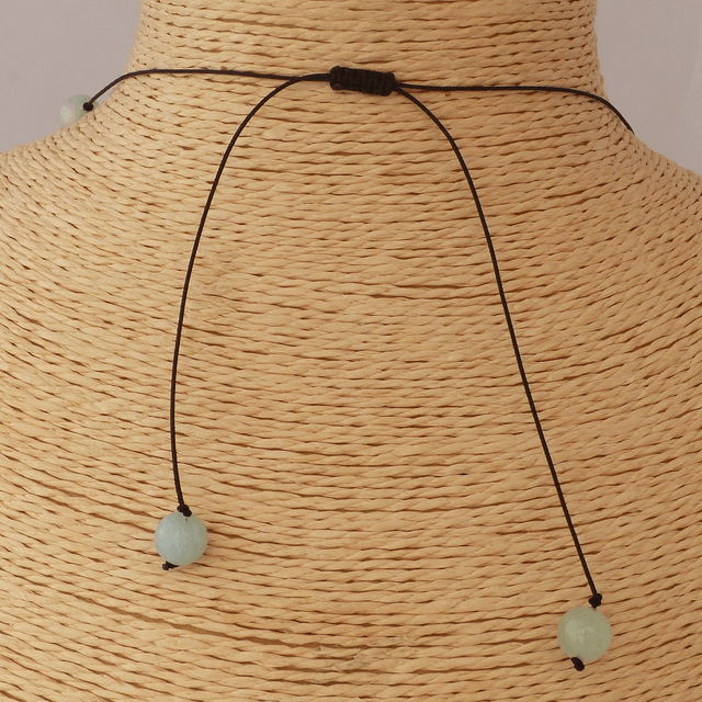 Aigue Marine - Collier Classique en Pierres Naturelles