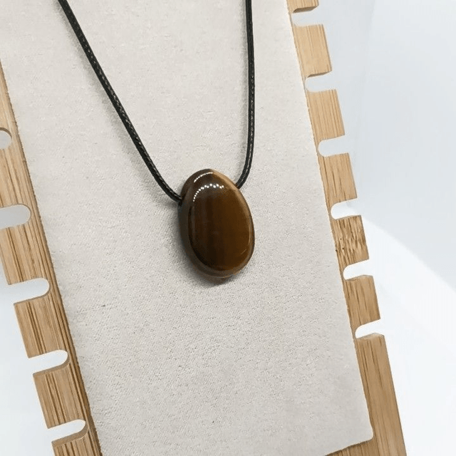 Pendentif Oeil de Tigre - Pierre Percée