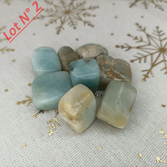 Amazonite / Pierres Roulées / Lot N° 2