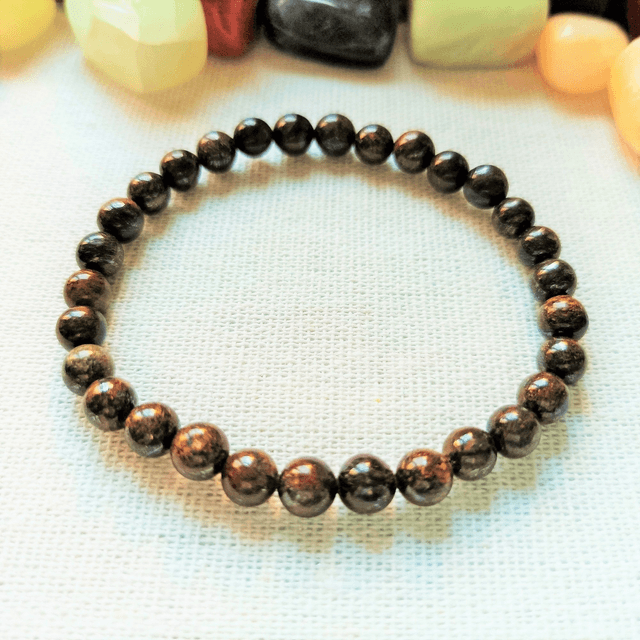 Bracelet Bronzite 6 mm