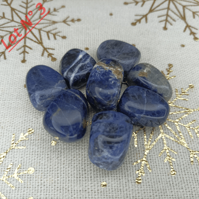 Sodalite / Pierres Roulées / Lot N° 3
