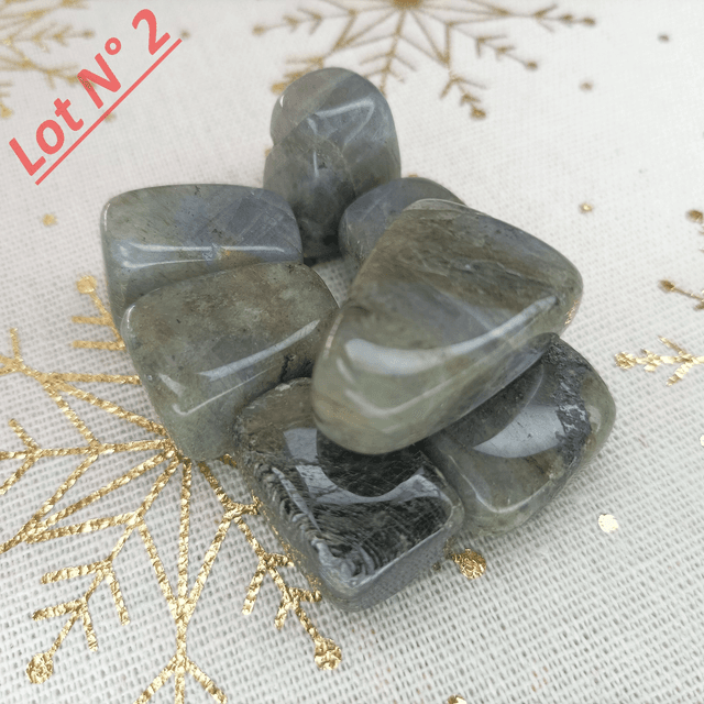 Labradorite / Pierres Roulées / Lot N° 2