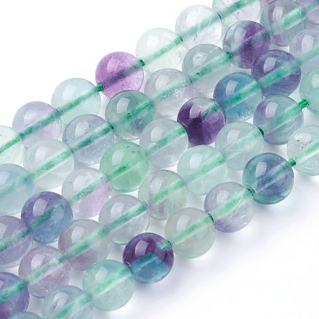 Fluorite / Boule de 6 mm à l&#039;unité / Pierres Naturelles Rondes et Polies