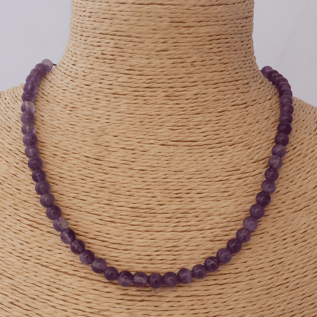 Améthyste - Collier Classique en Pierres Naturelles