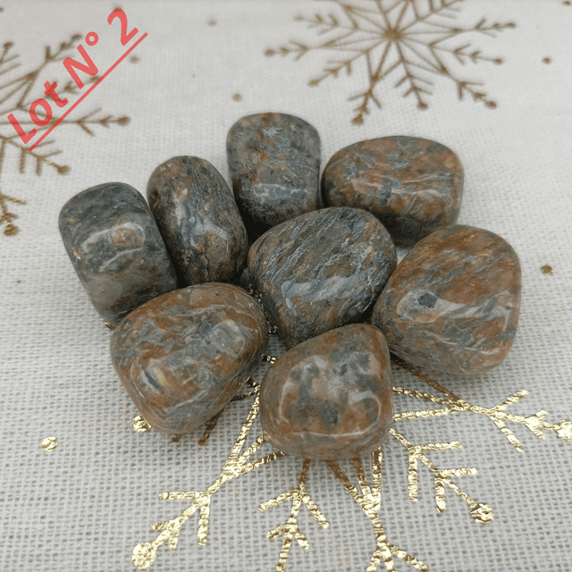 Unakite / Pierres Roulées / Lot N° 2