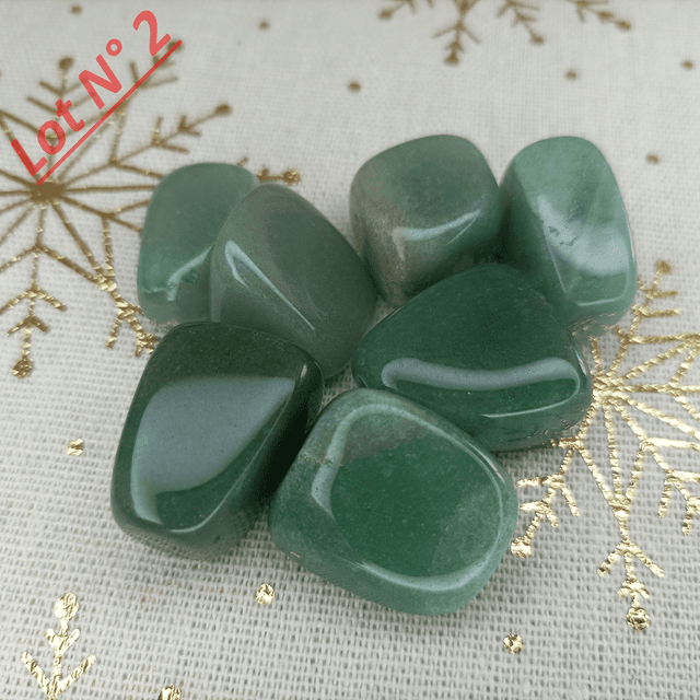 Aventurine Verte / Pierres Roulées / Lot N° 2