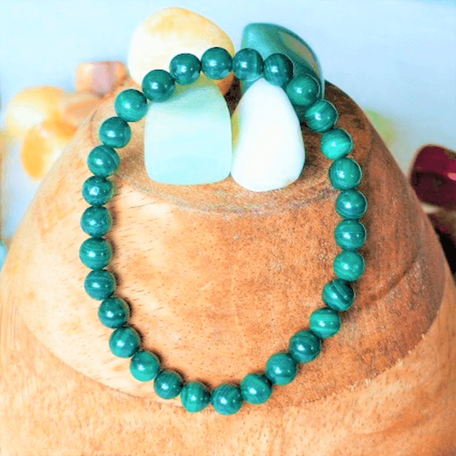 Bracelet Malachite 6 mm