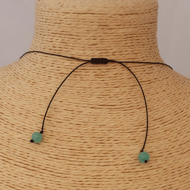 Amazonite / Collier de Perles en 6 mm / Boules en Pierres Naturelles Rondes et Polies